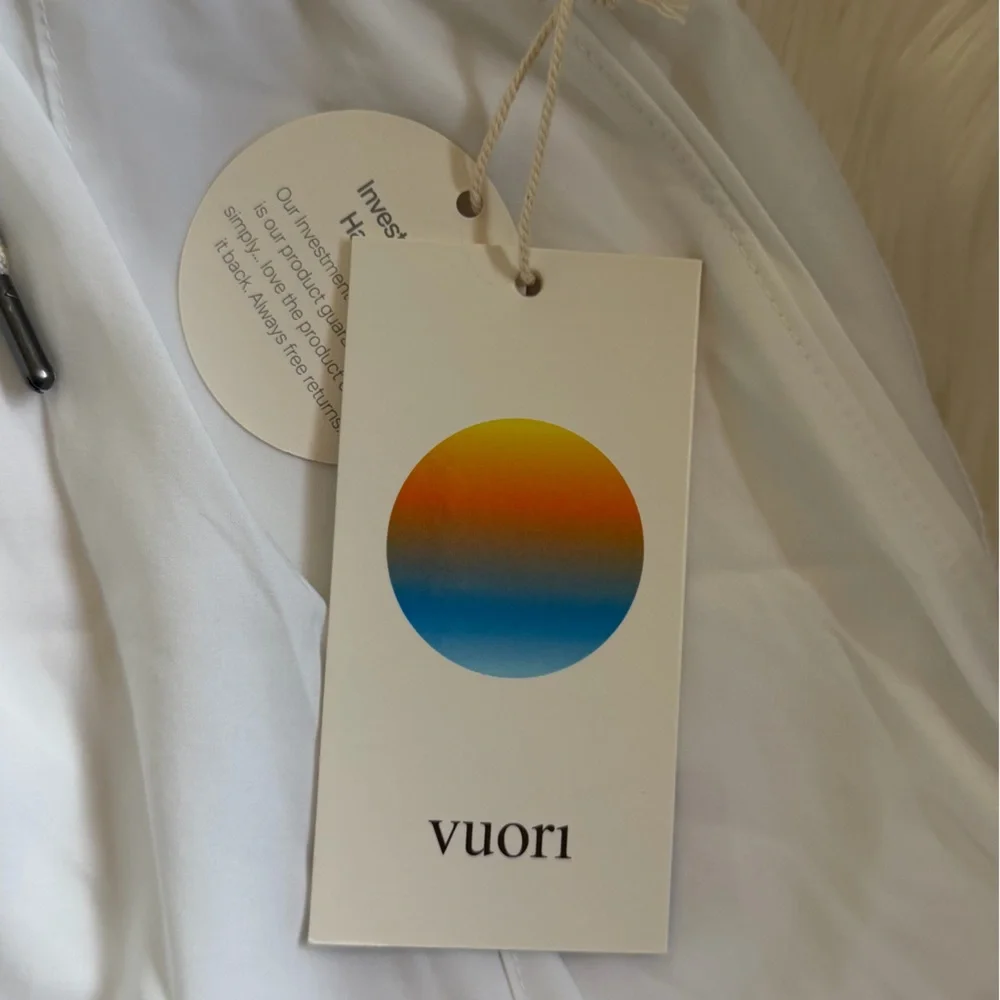 Vuori White Drawstring Midi Skirt - Picture 2 of 5